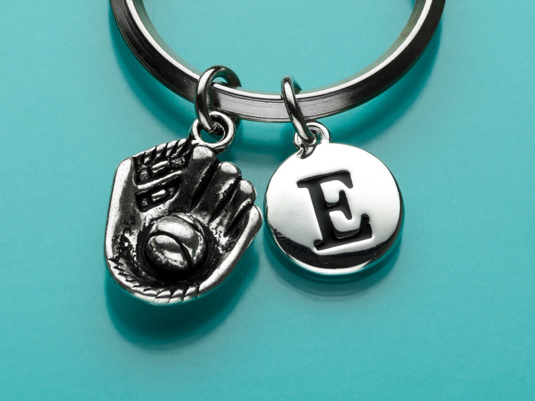 Baseball Glove Keychain, Baseball Glove Key Ring, Baseball Mitt, Sports