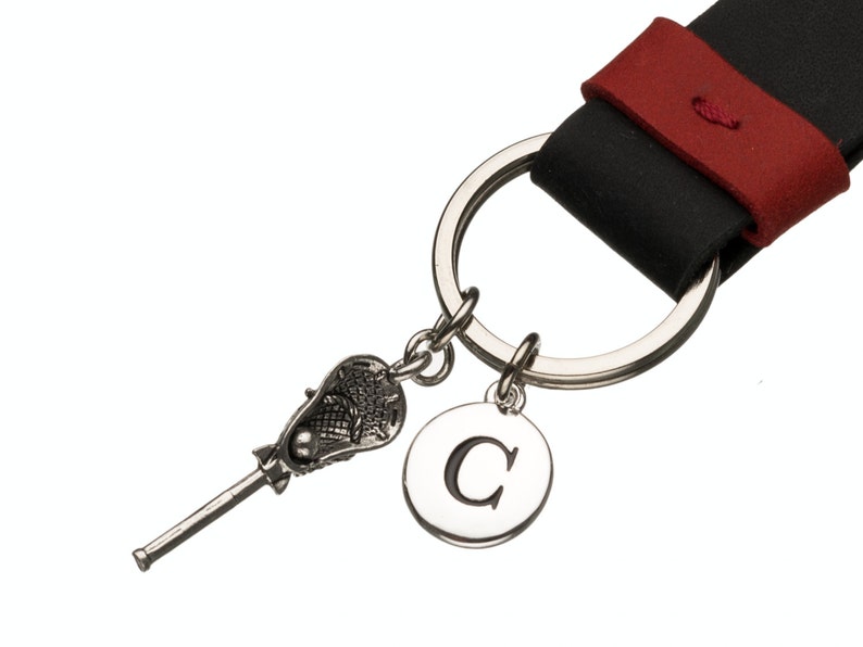 Lacrosse Stick Keychain Lacrosse Stick Key Ring Team Sports Etsy