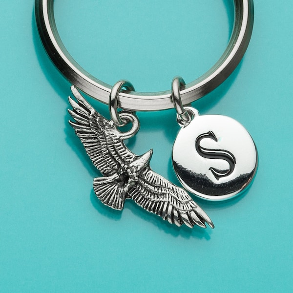 Eagle Keychain Etsy