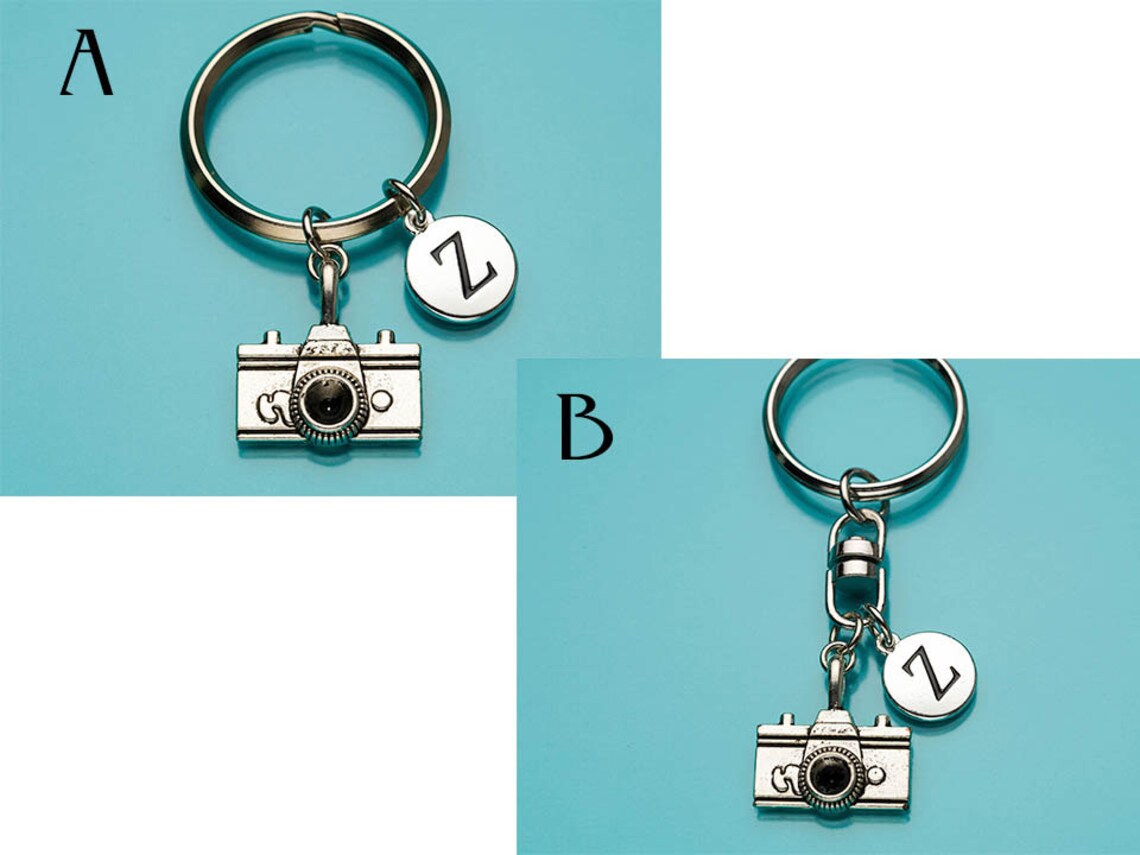 Camera Keychain Lg Camera Key Ring Photography Photographer Etsy
