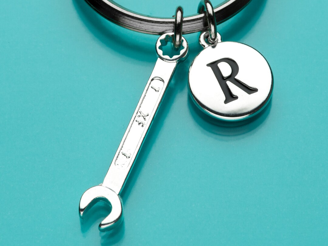 Wrench Keychain Combination Wrench Key Ring Tool Charm Etsy