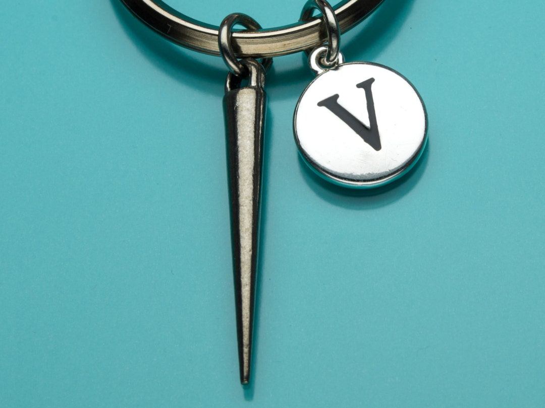 ★BADBLOOD★ BAD Rhombus Keyring Shiny Silver SILVER 3 LEGS - KEYRING MG 024 | MANX KEY RINGS | TT Shirts