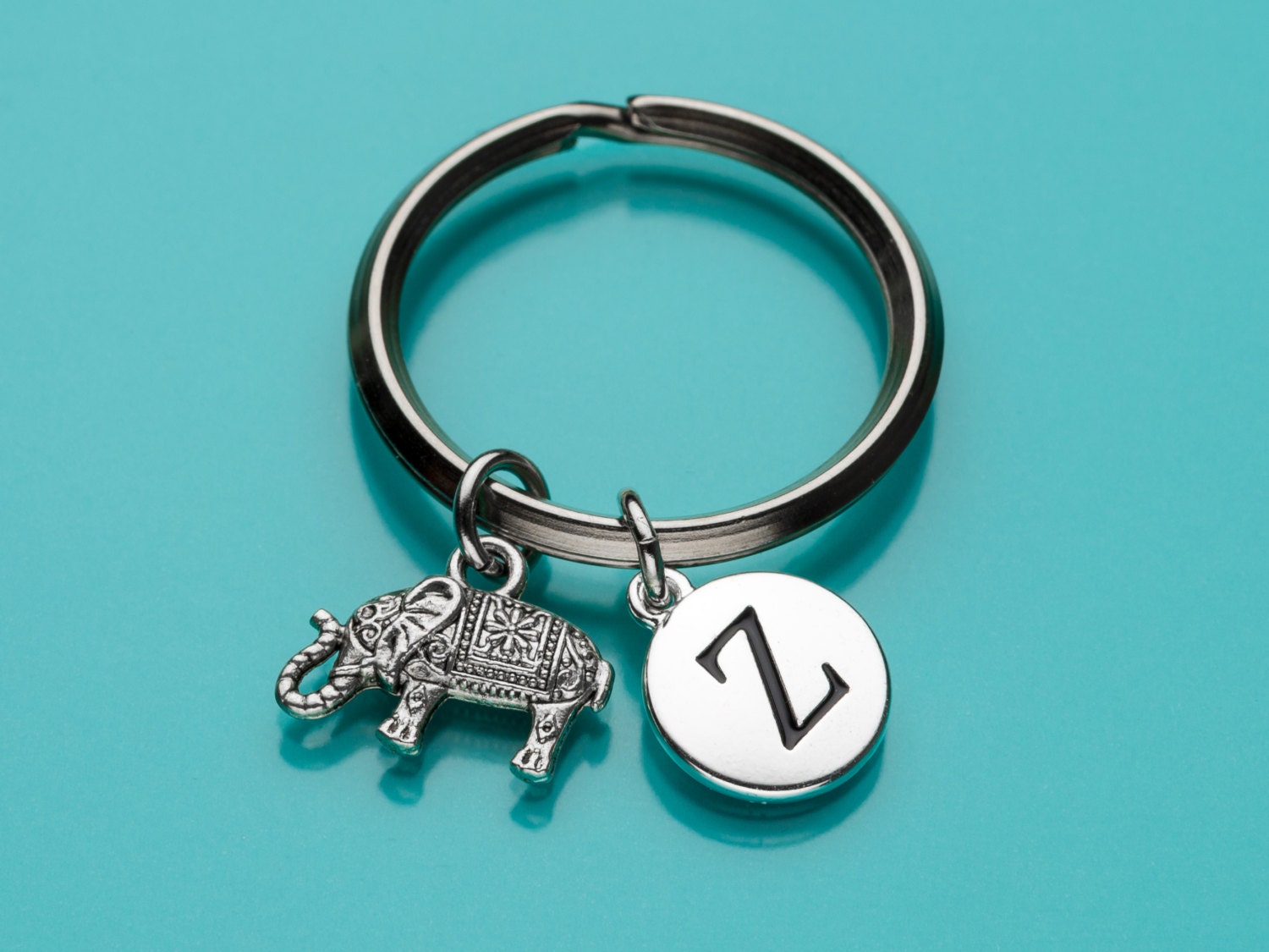 Elefant Schlüsselanhänger Aus Messing – Glücksbringer Für Reichtum & Liebe, 4x1x2 Cm, 33 G