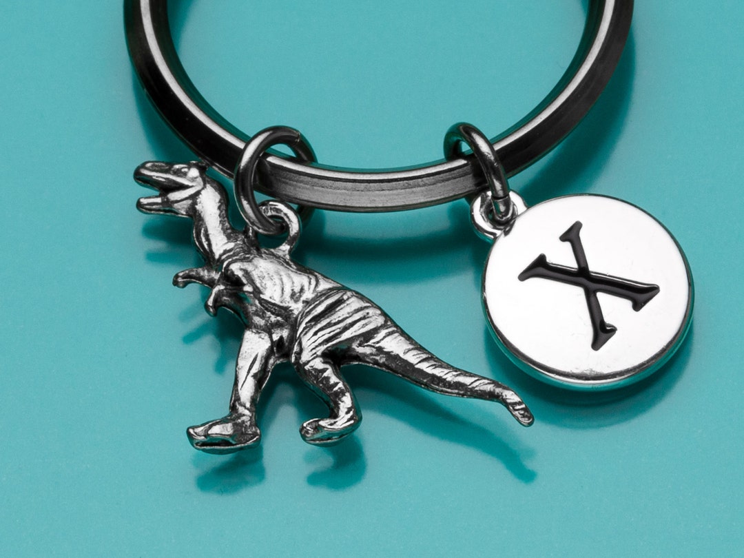 Tyrannosaurus Rex Keychain Dinosaur Key Ring T Rex Dino Etsy