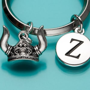 Porte-clés casque Viking, Viking casque porte-clés, porte-clés Viking, Viking cadeau, charme nordique, porte-clé, personnalisé porte-clé, 787