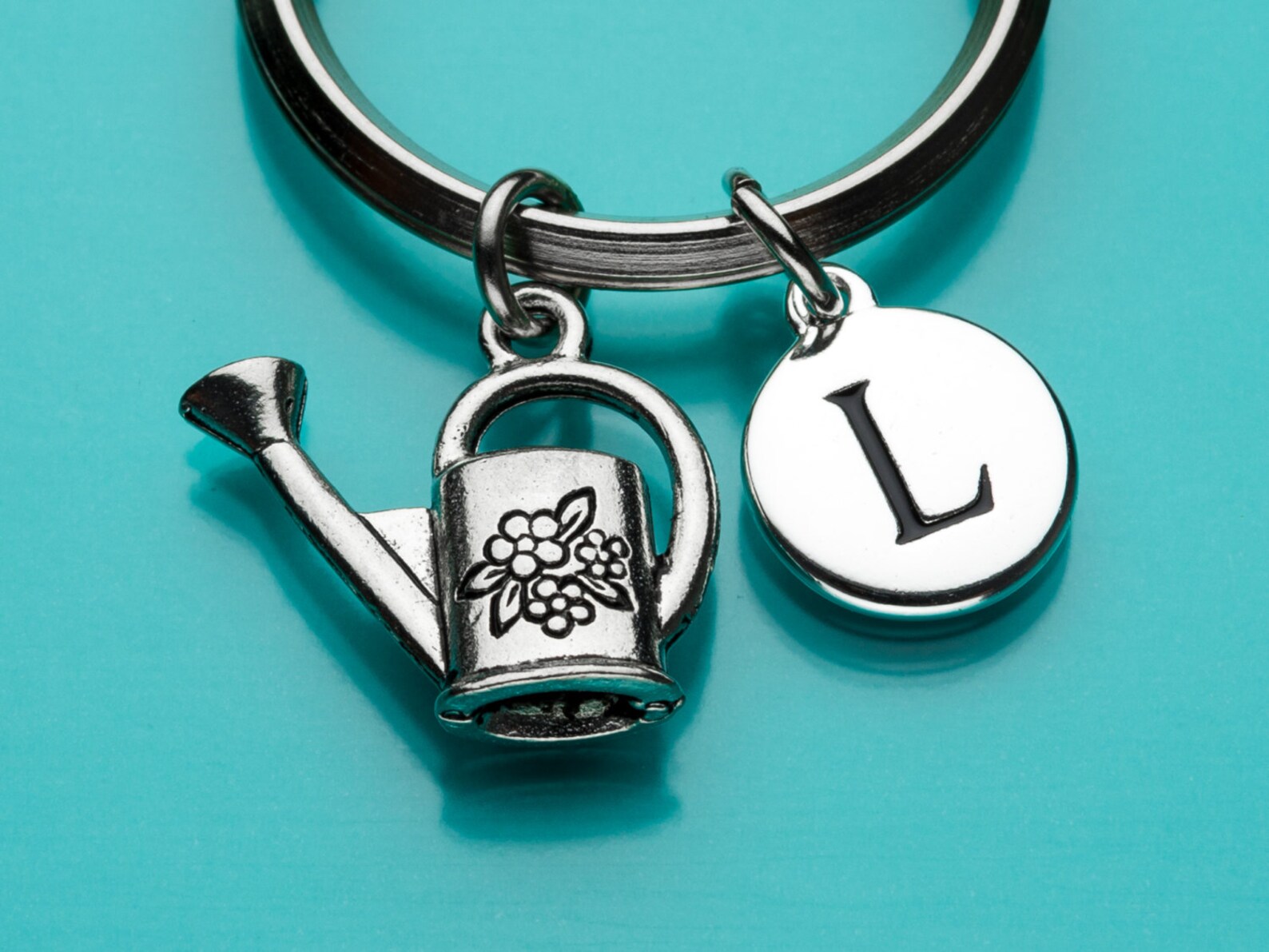 Watering Can Keychain Watering Can Key Ring Garden Tools Etsy