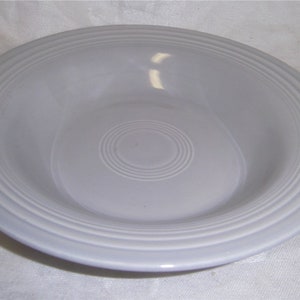 Fiesta Gray Deep Plate 1940&#39;s