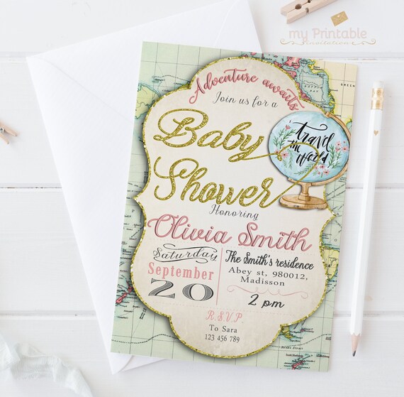 travel baby shower invitations baby shower baby shower invite travel invitation shower invitation adventure shower baby shower invites travel baby shower invitations
