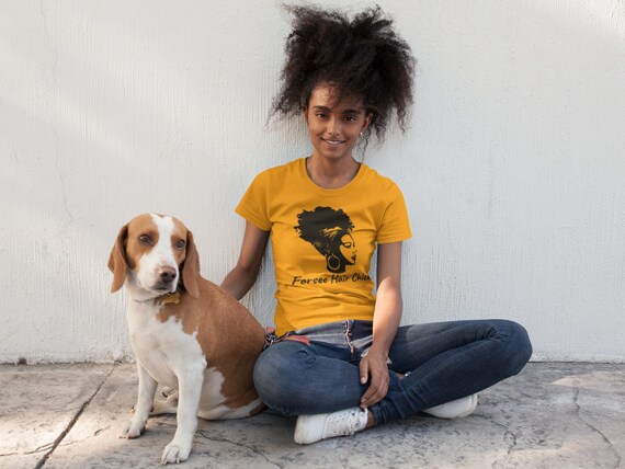 4c Hair Chick Natural Hair Women S Short Sleeve T Shirt Etsy