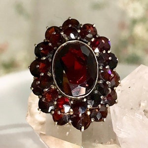 Antique bohemian clearance garnet jewelry