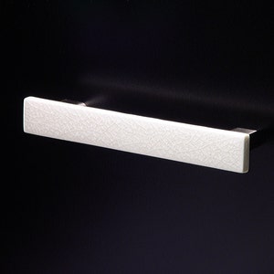 180mm Crackley Pull White  - Drawer Pull Cabinet Pulls Porcelain Home Decor Hardware Kitchen Bathroom Vanity Knobs Closet Pulls Handles