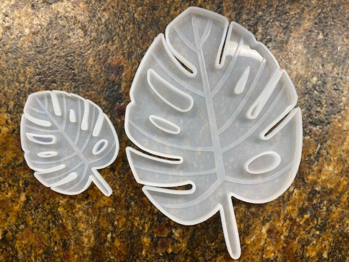 US Seller . Monstera Leaf Silicone Mold Epoxy Resin Mold Etsy