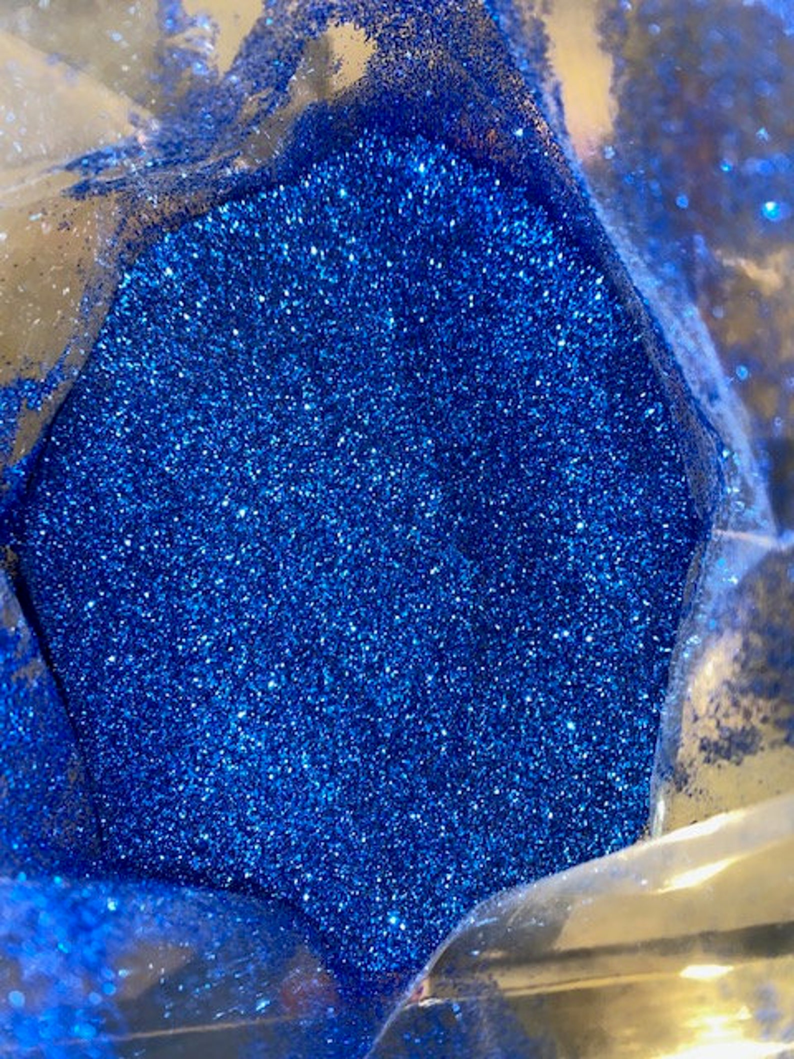 Fine Metallic BLUE Glitter 1/128 Polyester Glitter Etsy