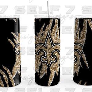 Copo de glitter flor de lis de 20 onças png