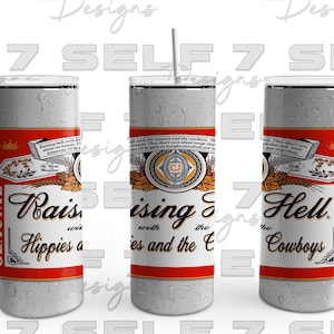 hippies and cowboys tumbler png