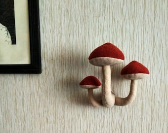 Mushrooms wall decor, mushroom decor, amanita decor, forest decorative, mushroom party, wall hanging mushroom, wall decor