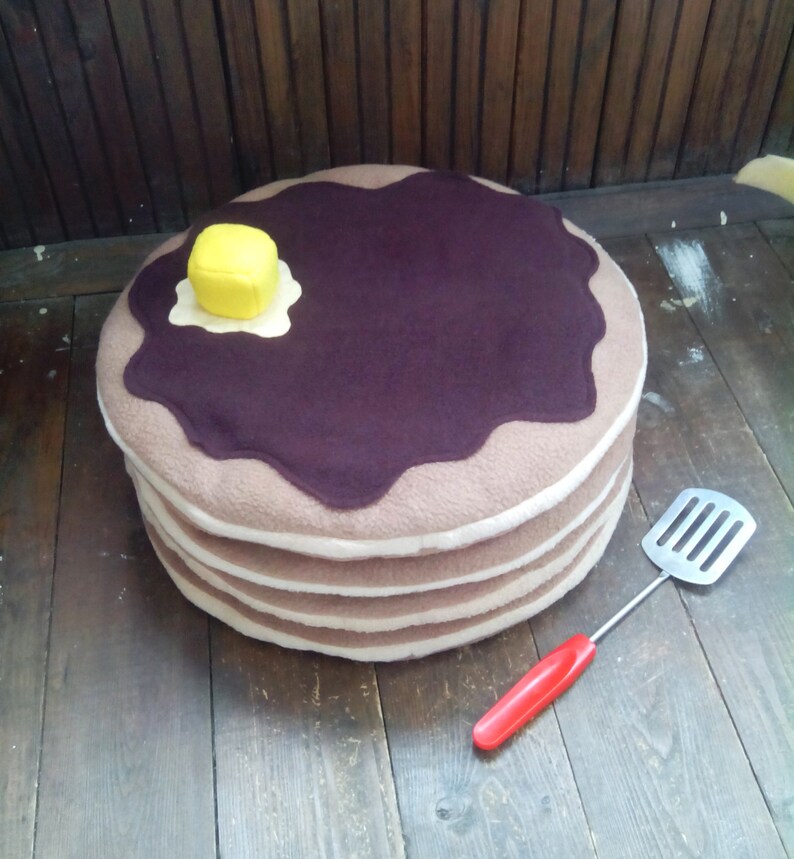 Pancake pillow cushion Food Pillow Breakfast pancake Etsy