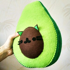 avocado plush pillow