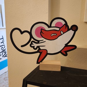 Ms. Mowz - Paper Mario Figure