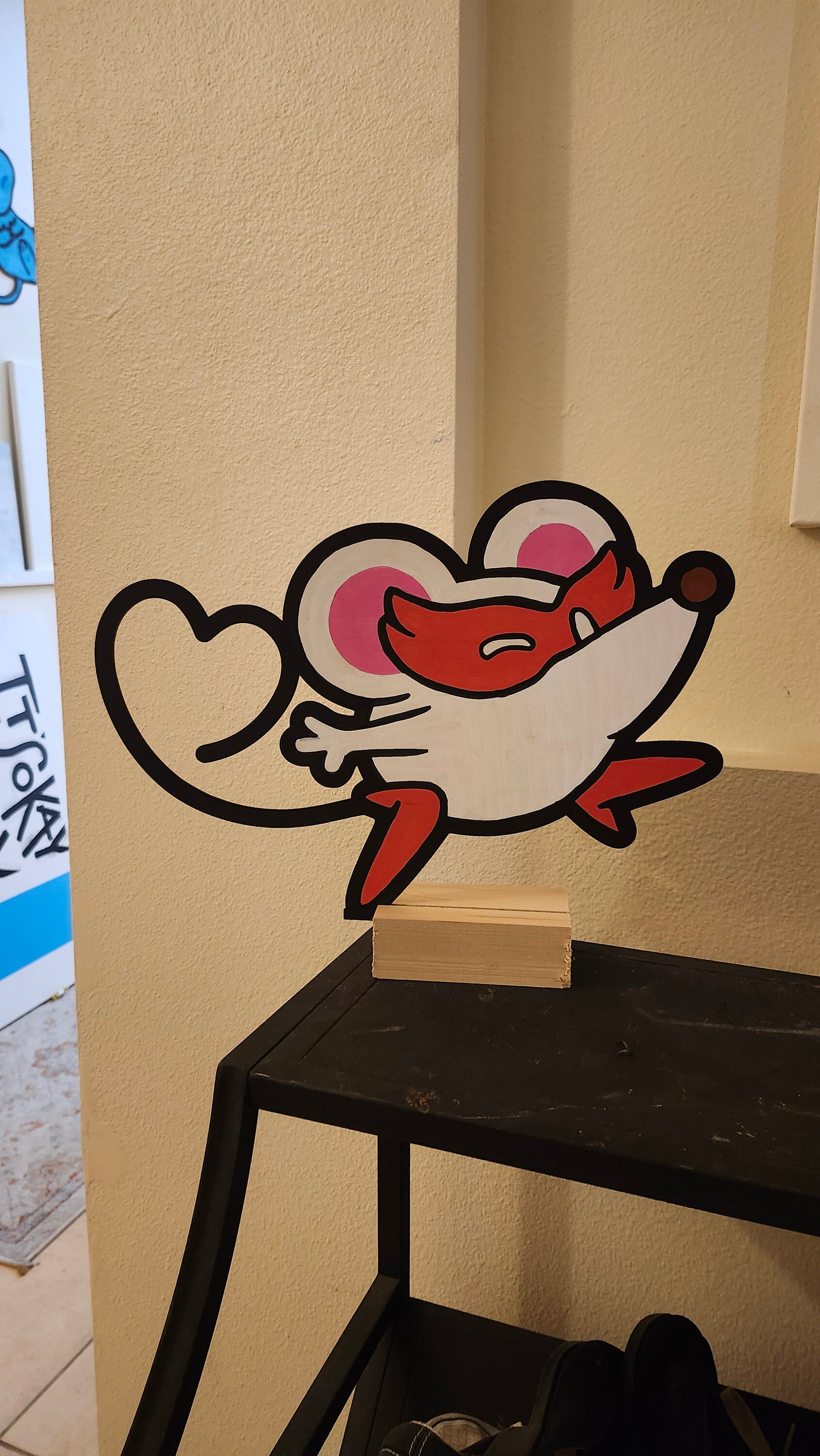 Mowz Ms. Mowz - Paper Mario Figure - Etsy