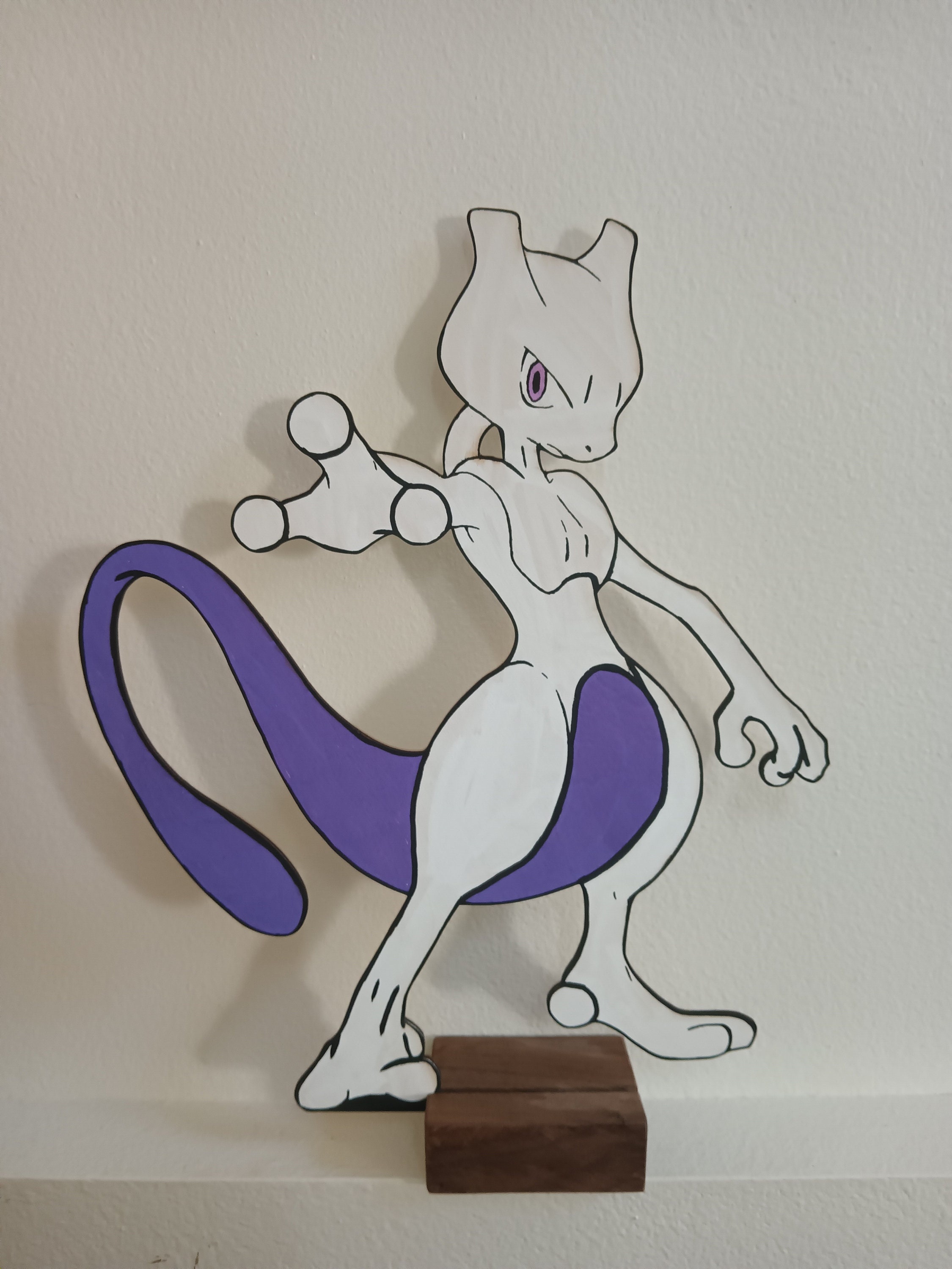 Figurine Pokemon Mewtwo (Pokedex Studio) unpainted unassembled 3D