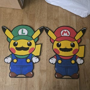 Porte-cartes Mario & Luigi Pikachu - Boiseries de dessins animés 293/XY-P 295/XY-P
