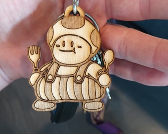 Paquete de 3 llaveros/adornos de Paper Mario