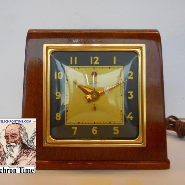 Vintage Telechron Clock Etsy