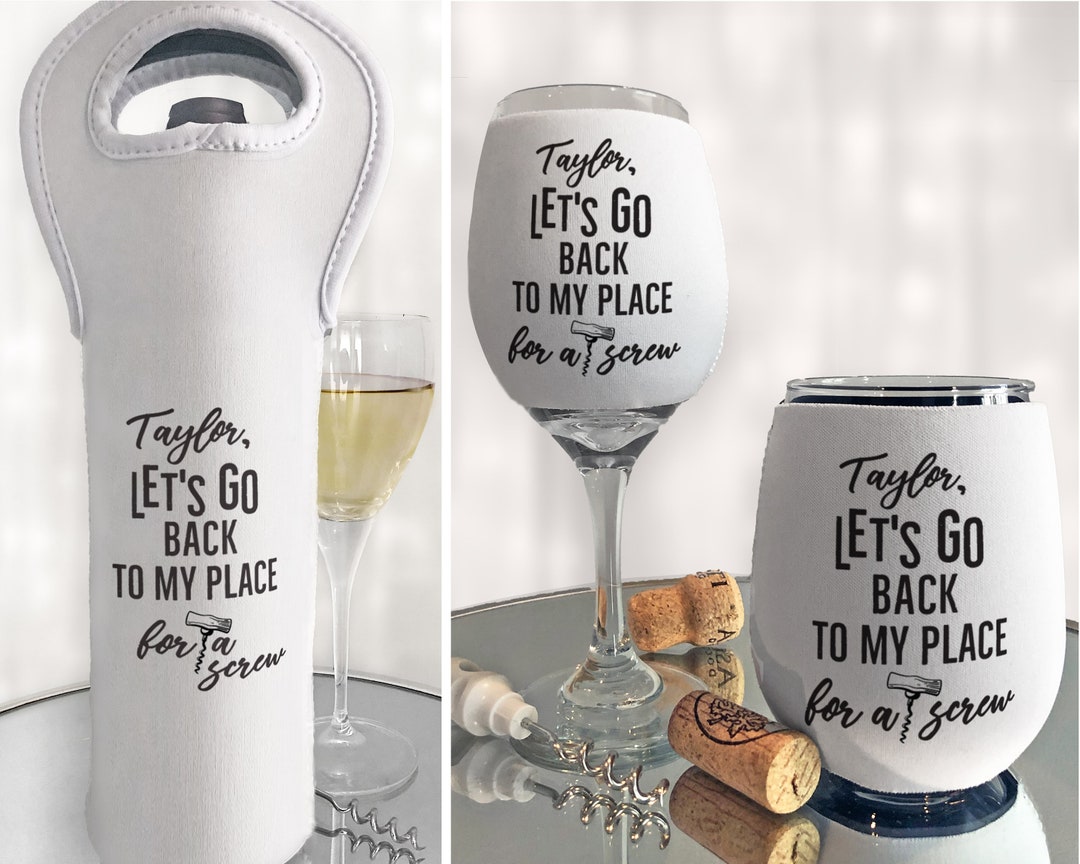 Sexy Let's Screw Personalized Valentine's Day Gift, Insulated Wine ...