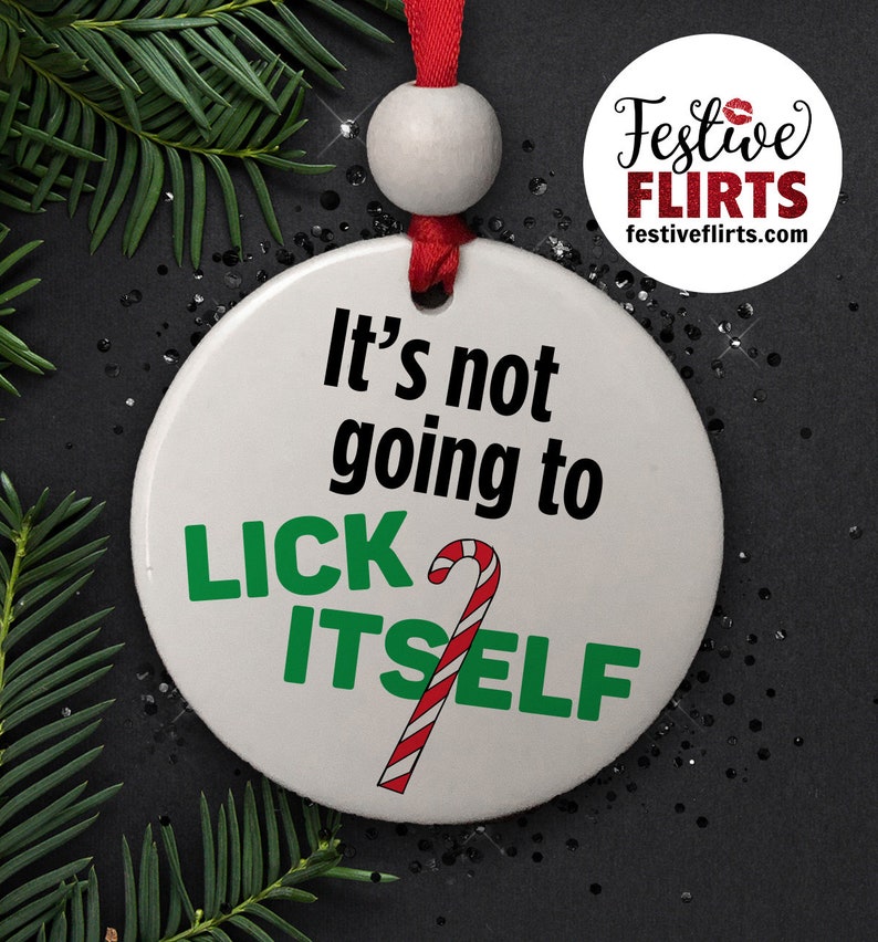 Ceramic Naughty Christmas Tree Ornaments Funny NSFW Holiday - Etsy