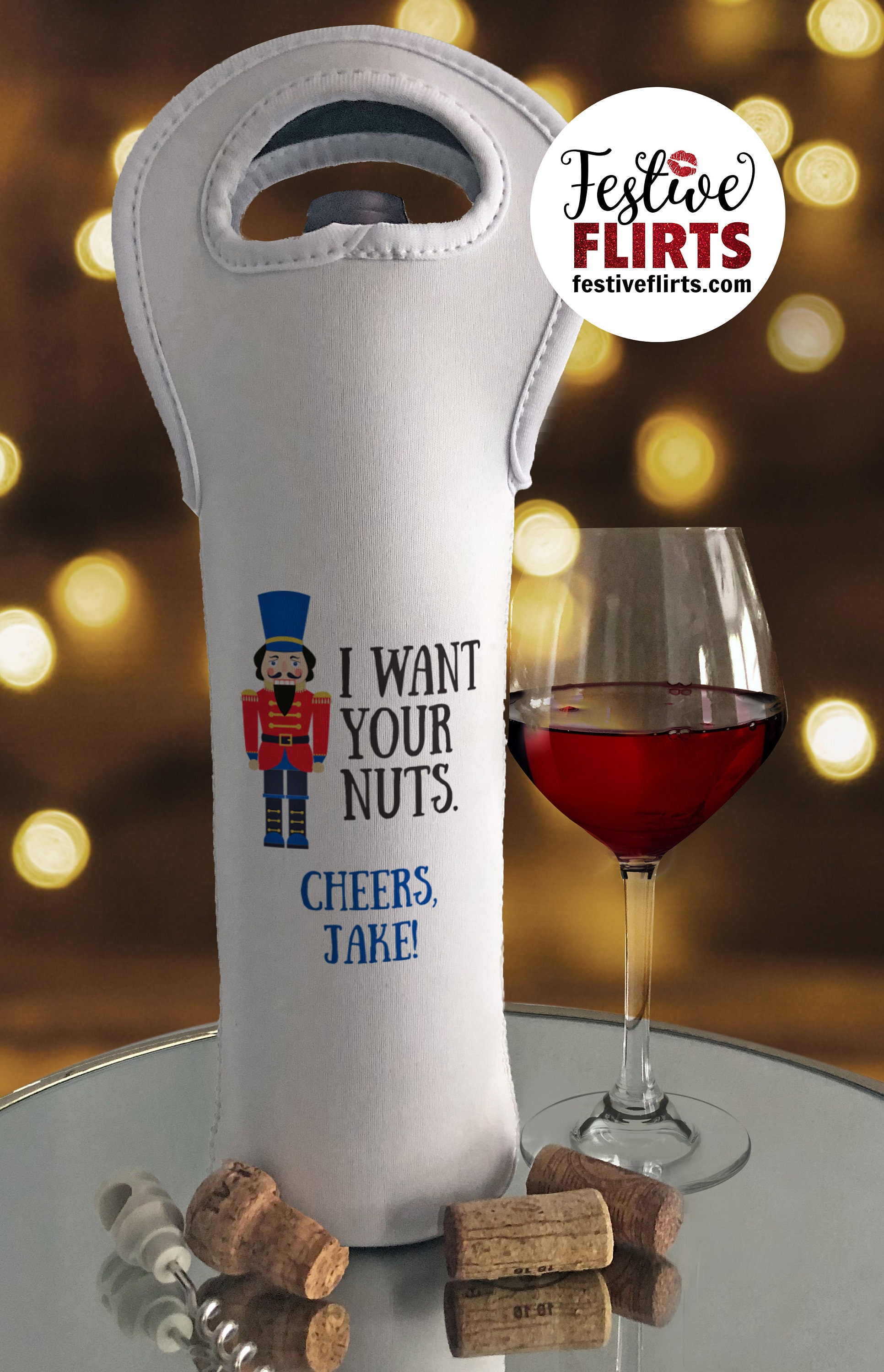 I Want Your Nuts Funny Nutcracker Handmade Ornament or Alcohol Etsy