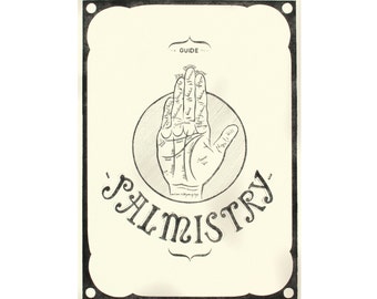 A Guide to Palmistry- Palmistry Print-Palmistry Poster-Palmistry-Poster