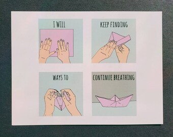 BREATHING postcard / print
