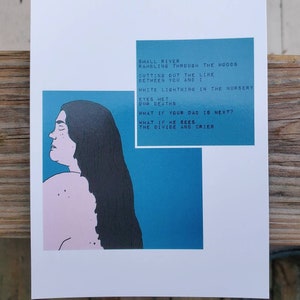 Small River | poem | postcard |