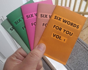 Six Words For You (Vol. 1) zine | by dlb | smash the patriarchy | anarcha feminist | intersectional feminism