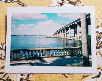 Fort Myers Film Photography Postcard: Centennial Park Print