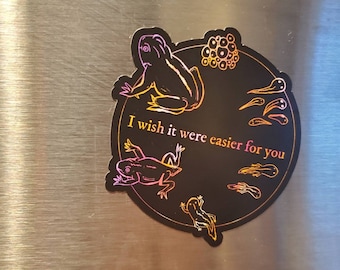 Life Cycle | frog magnet | queer liberation | gay rights | lesbian