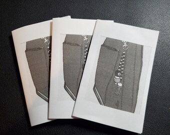 86 Keychain Poem zine by dlb |