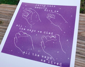 Carry This With Me | postcard | friendship | thinking of you | poem