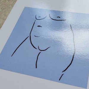 Fat Liberation Postcard