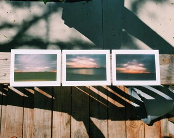 Dusk Over Okeechobee | Postcard set of 3 | Nature Print | Florida | Film photography | 35mm film print