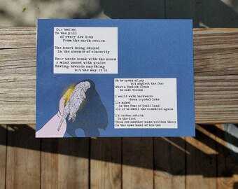 Our Bodies | postcard | print | poetry