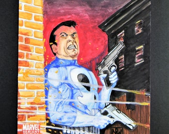 Original Artwork - The Punisher Sketch Cover Comic