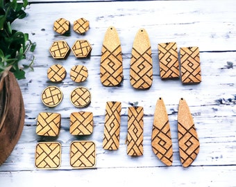 Geometric Earring Bundle -  CUT FILE