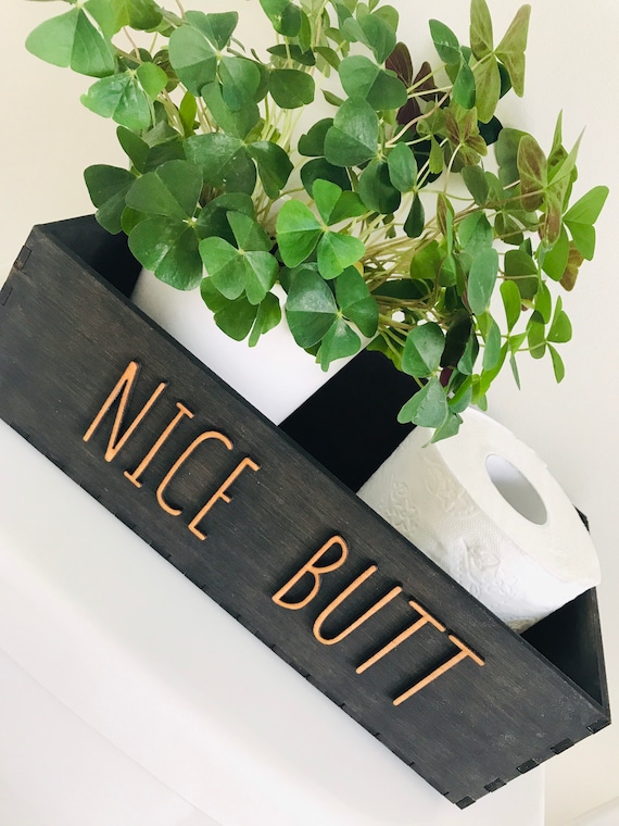 Plain/engraved/3d Phrases Toilet Paper Holder Toilet Box 2 Etsy