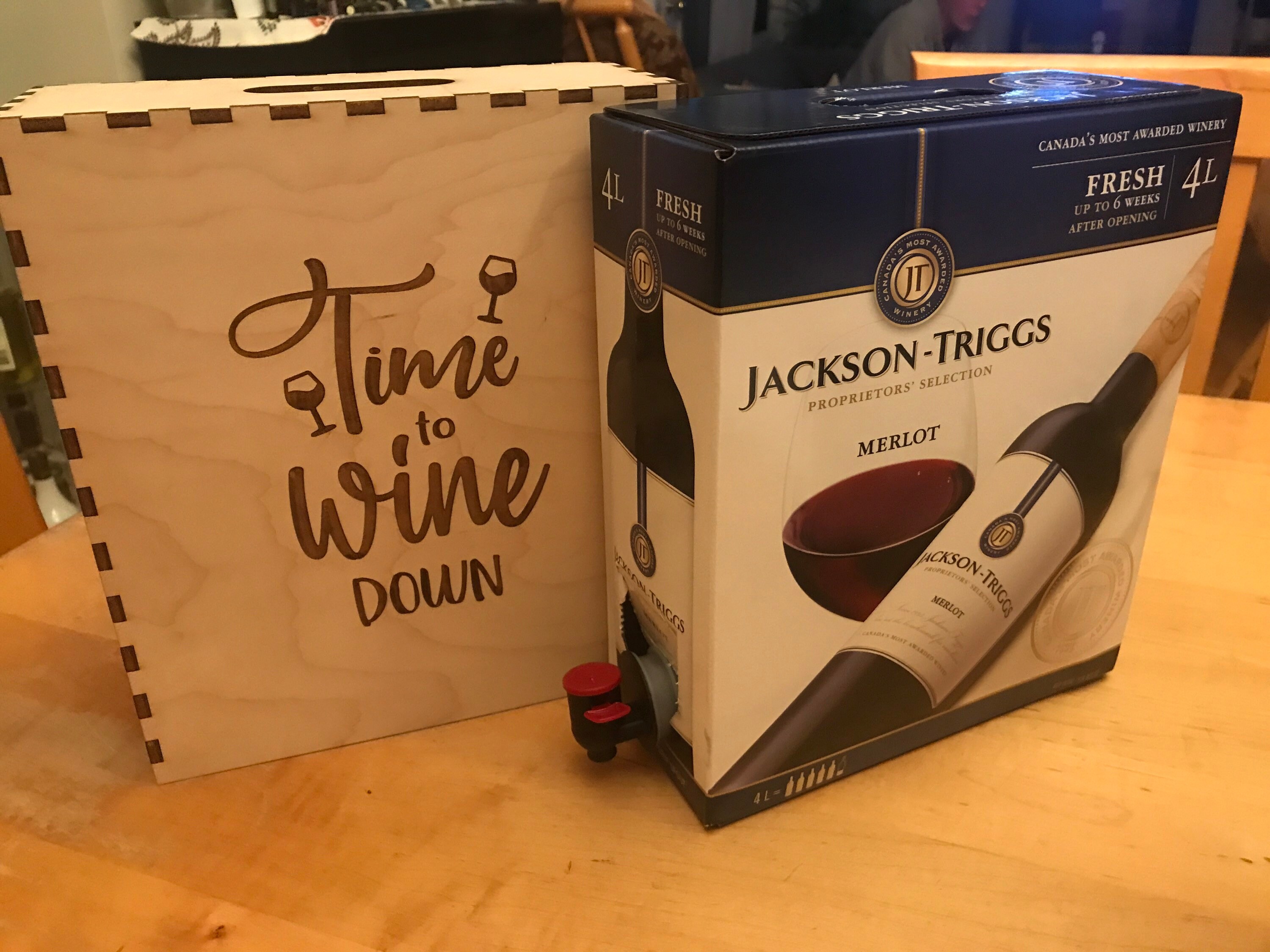 Wine Box Cover SVG CUT FILE Etsy