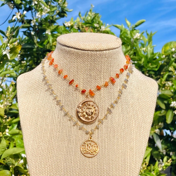 Hippie Necklace Etsy