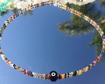 hippie beads necklace