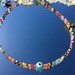 Evil Eye Choker/Blue evil eye necklace/beaded choker/hippie jewelry/beaded necklace/hippie choker/boho choker/hippy necklace/boho necklace 