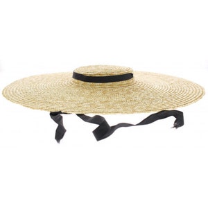 Traditional Straw Hat from Provence/Chapeau de Paille Traditionnel de Provence